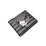 المحفظة الجلدية المعاقب الجمجمة32