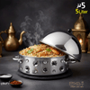 حافظة طعام مع زخارف  5 لتر