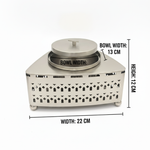 تمرية معدنية بتصميم مثلث