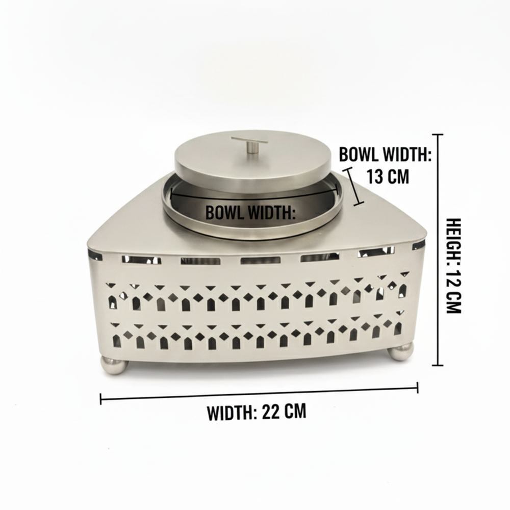 تمرية معدنية بتصميم مثلث