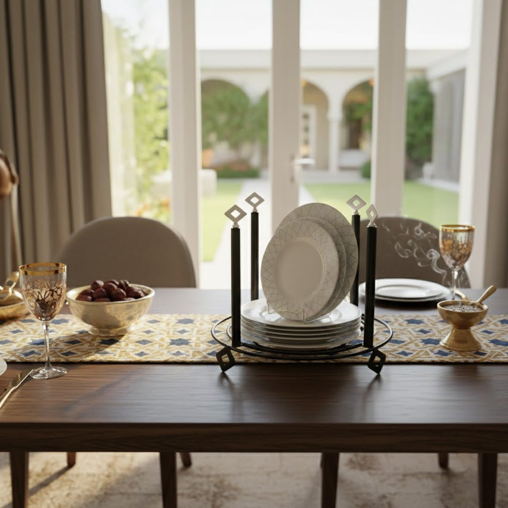 حامل اطباق دائري