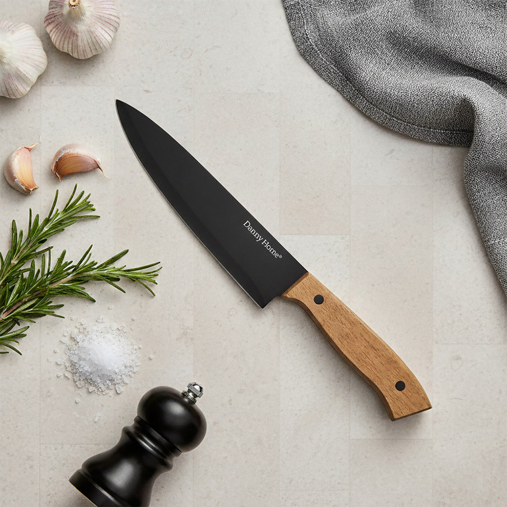 سكين طاهي من الفولاذ المقاوم للصدأ 33 سم