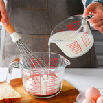 كوب قياس زجاجي مقاوم للحرارة