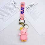 سلسلة مفاتيح على شكل خنزير بيبا، هيلو كيتي، أميرة