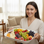 صينية تقديم بمقابض جانبية