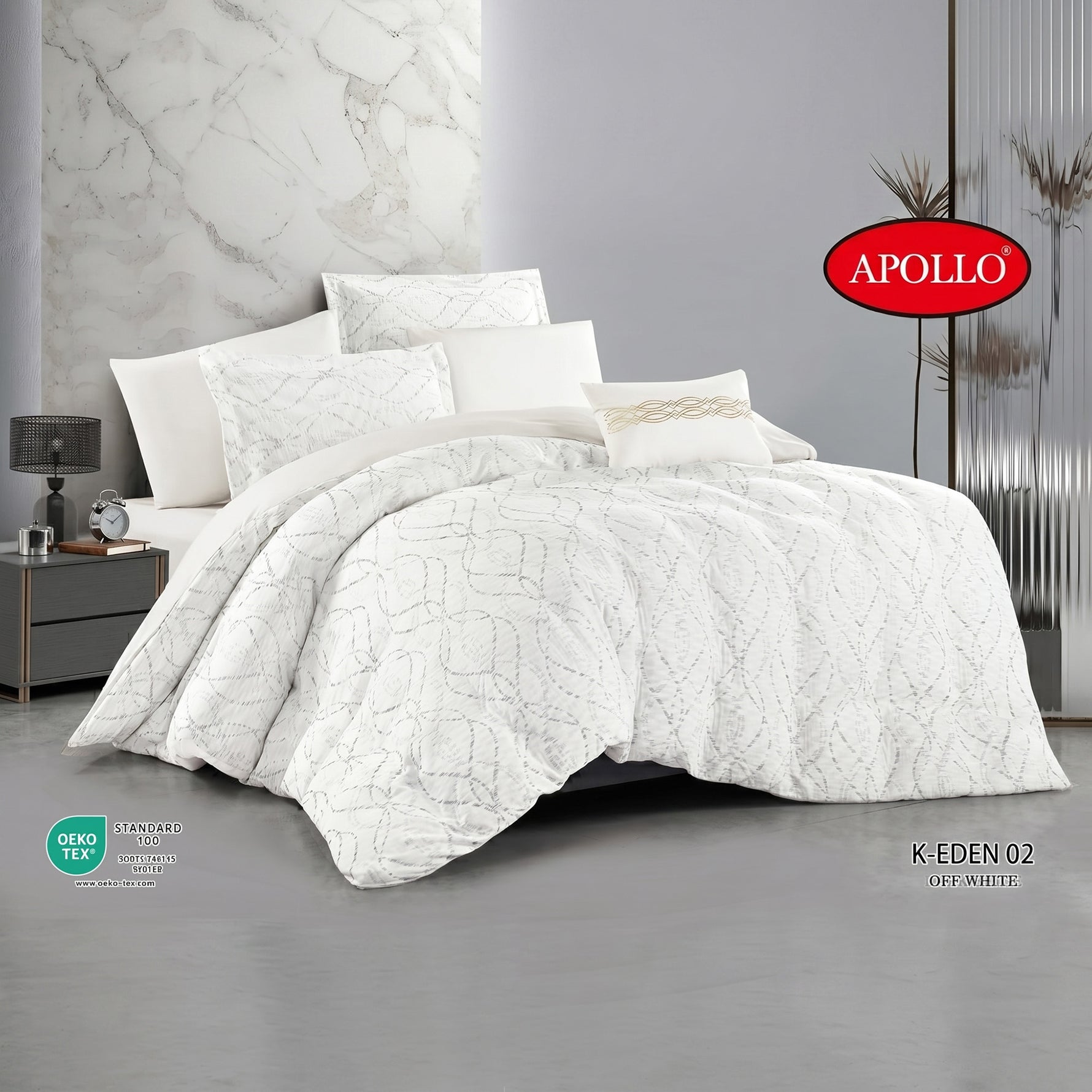 طقم لحاف أبولو مكون من 5 قطع - فردي