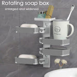 رف حمام قابل للدوران