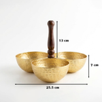 وعاء تقديم ثلاثي