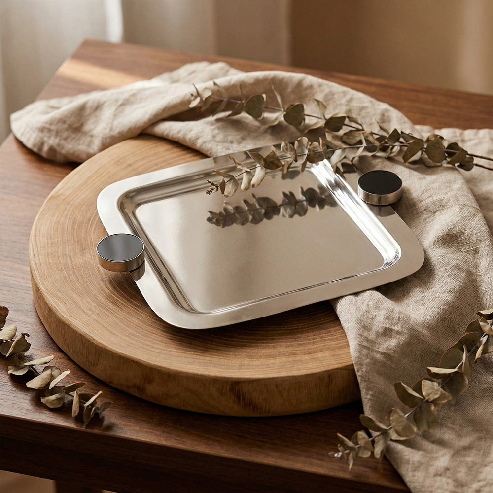 صينية تقديم مربعة صغيرة