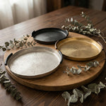 صينية تقديم دائرية كبيرة