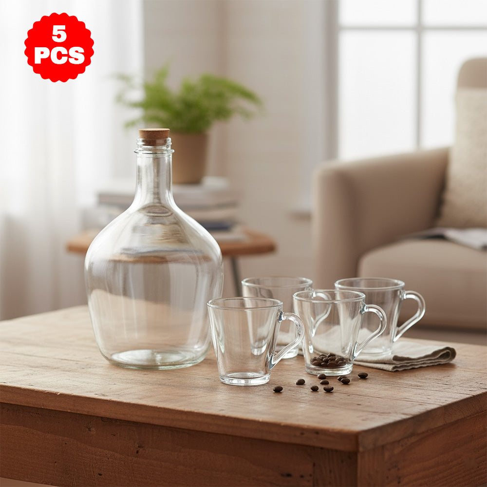 مرطبان عصير زجاجي