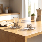 طقم استكانة وفنجان 18قطعة