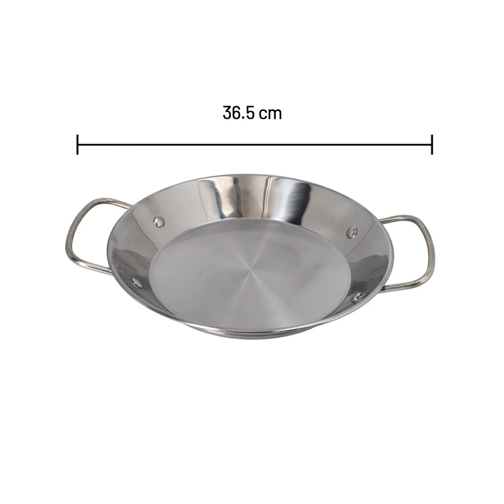 مقلاة مأكولات بحرية من الفولاذ المقاوم للصدأ - أحجام متعددة