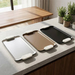 صينية بمقبض من الرخام