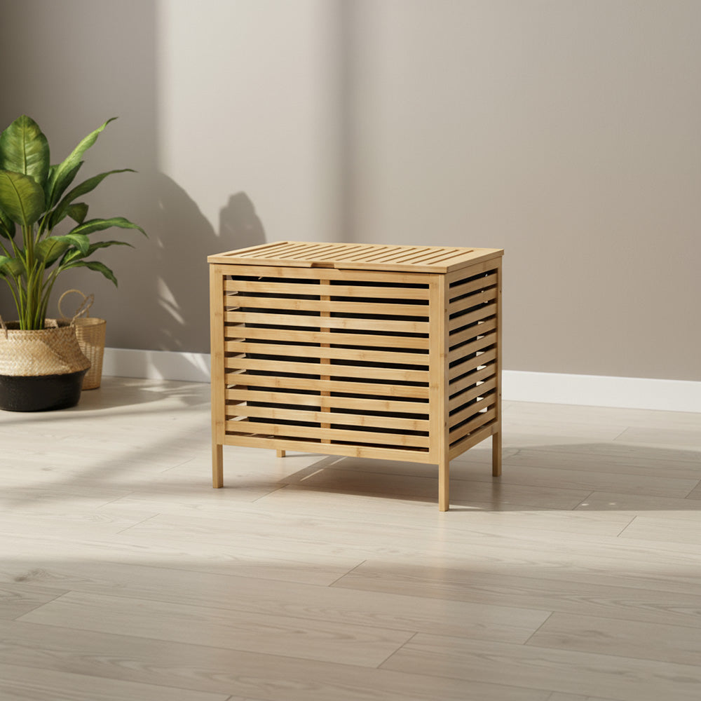 صندوق منظم متعدد الأغراض من الخيزران