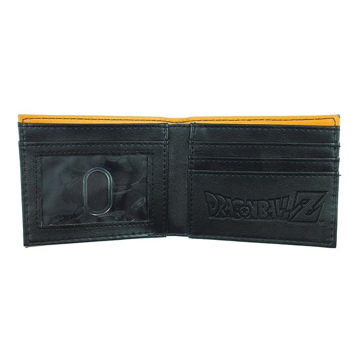 محفظة Dragonball Z Goku Metal Badge "Z" ثنائية الطي45