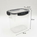 حافظة طعام بلاستيك بغطاء