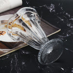 كوب آيس كريم زجاجي كلاسيكي