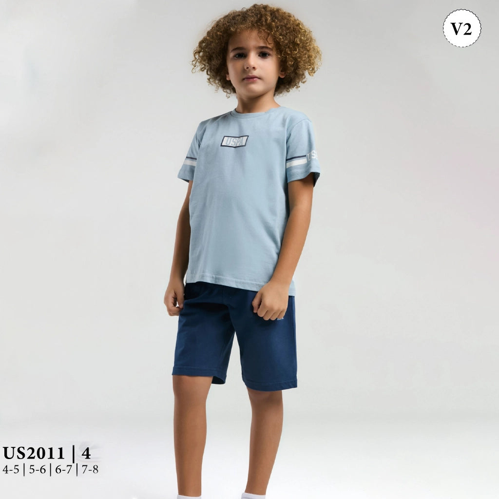 طقم ولادى شورت