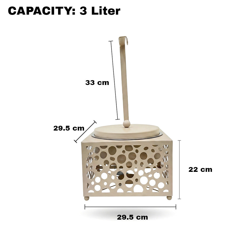سخان طعام 5/3 لتر مع حامل