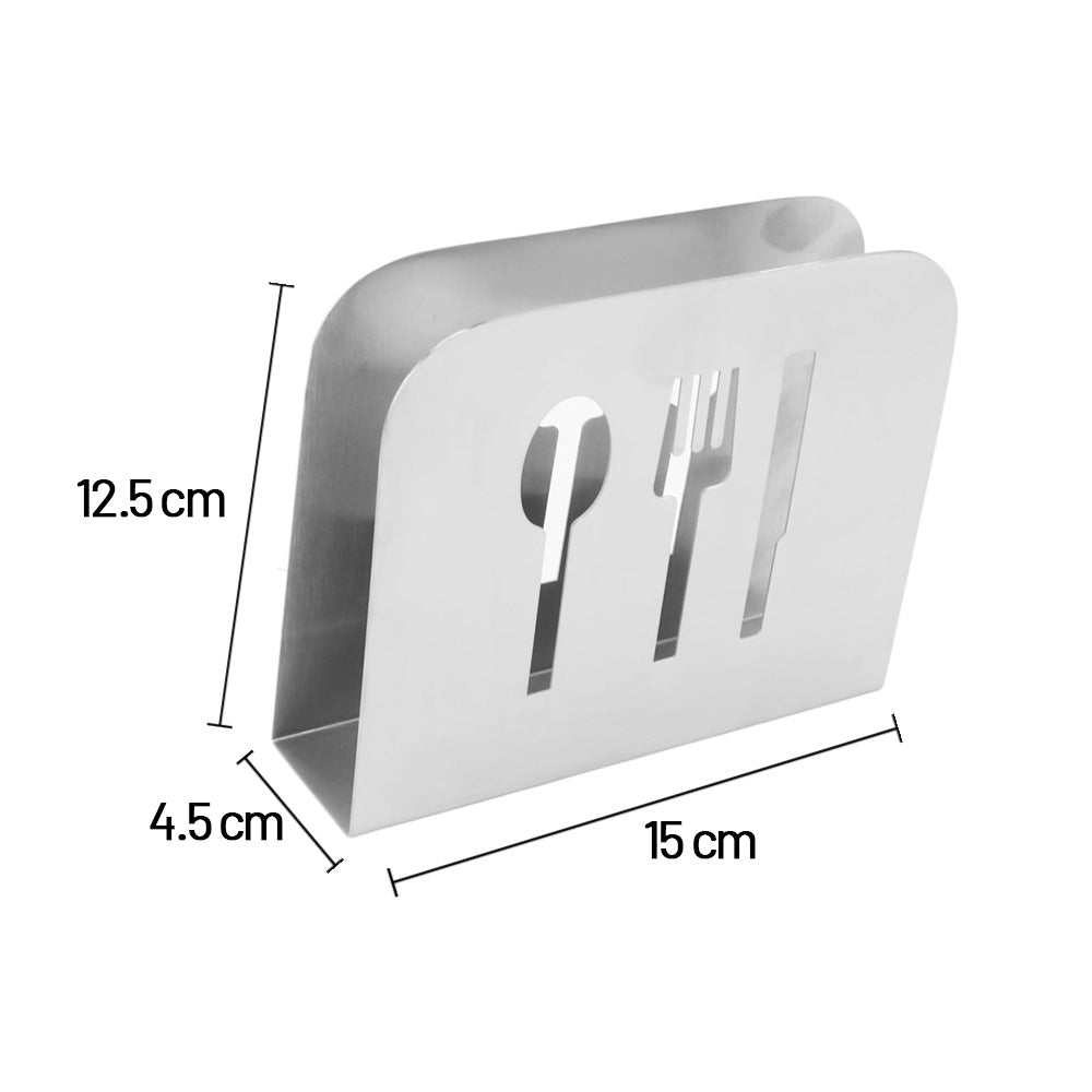 حامل مناديل عصري من الفولاذ المقاوم للصدأ