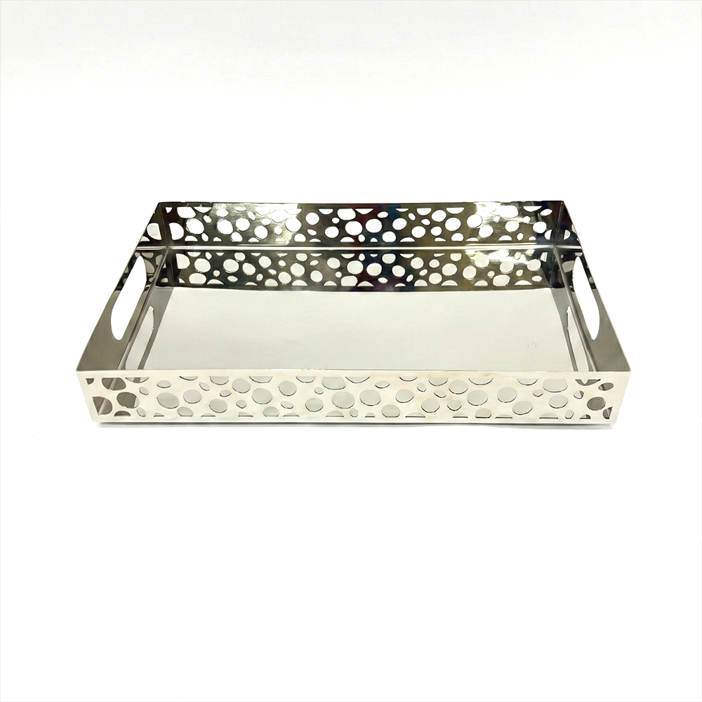 صينية تقديم معدنية