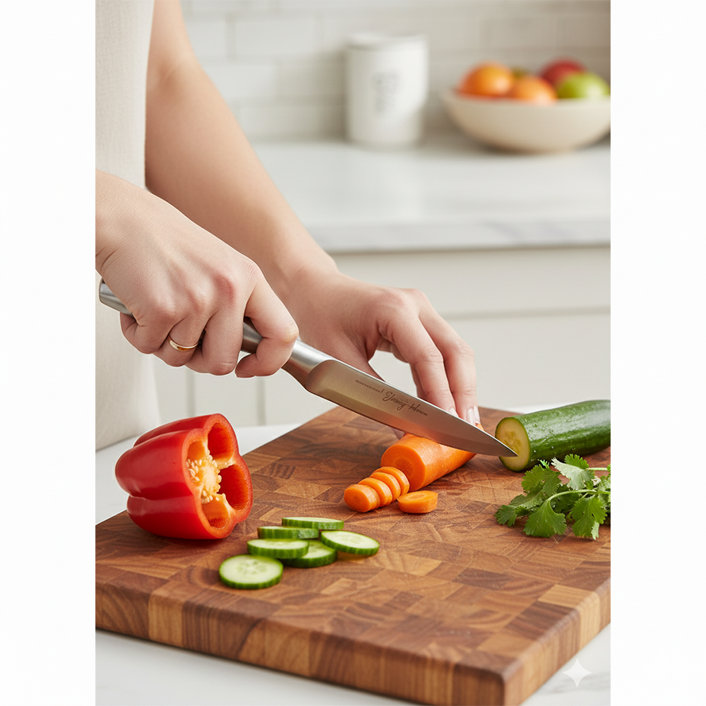 سكين تقشير احترافية من الفولاذ المقاوم للصدأ