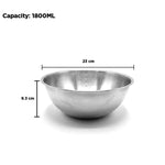 وعاء خلط مزود بعلامات قياس