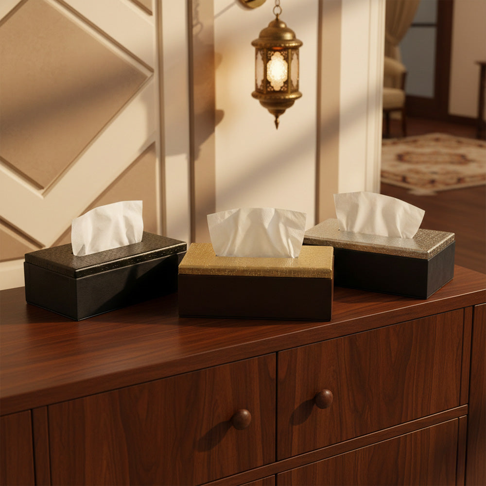 علبة مناديل أنيقة