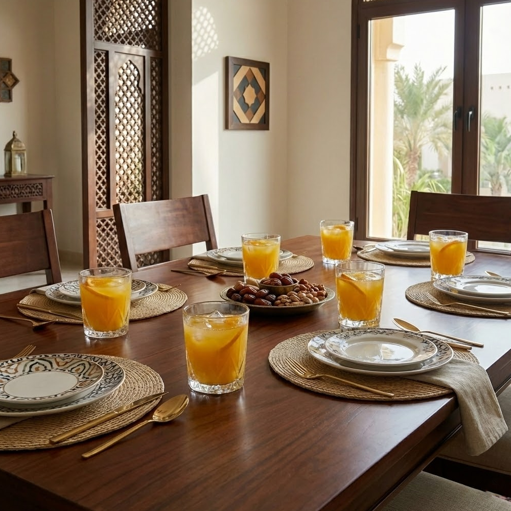 طقم اكواب تقديم زجاجية