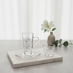 طقم استكانة وفنجان 18قطعة