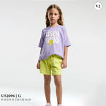 طقم بناتى الوان متباينة