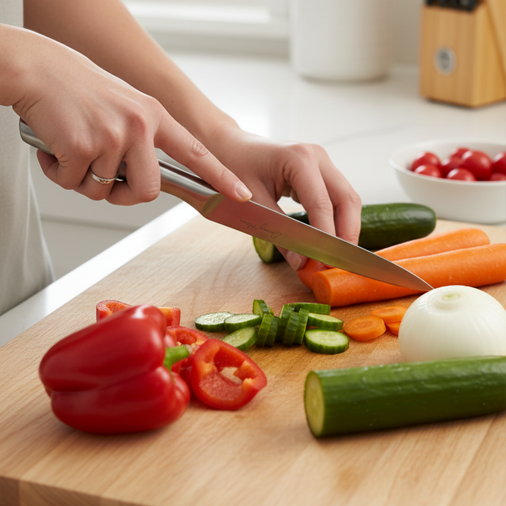 سكين مطبخ متعددة الاستخدامات من الفولاذ المقاوم للصدأ