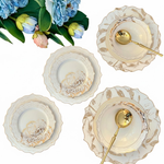 طقم أطباق مائدة فاخر 24 قطعة