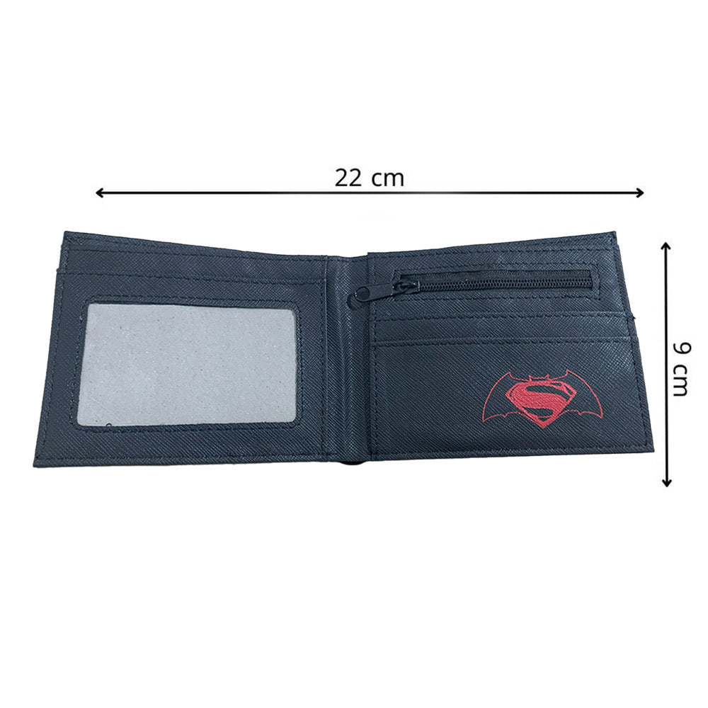 محفظة من جلد البولي يوريثان مطبوعة بطبعات سوبرمان وباتمان 18