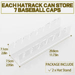 رفوف لعرض وتنظيم القبعات لـ 14 قبعة