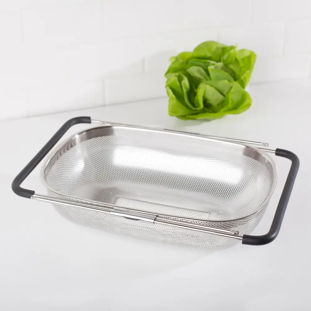 مصفاة الفولاذ المقاوم للصدأ القابلة للتمدد