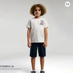 طقم ولادى شورت