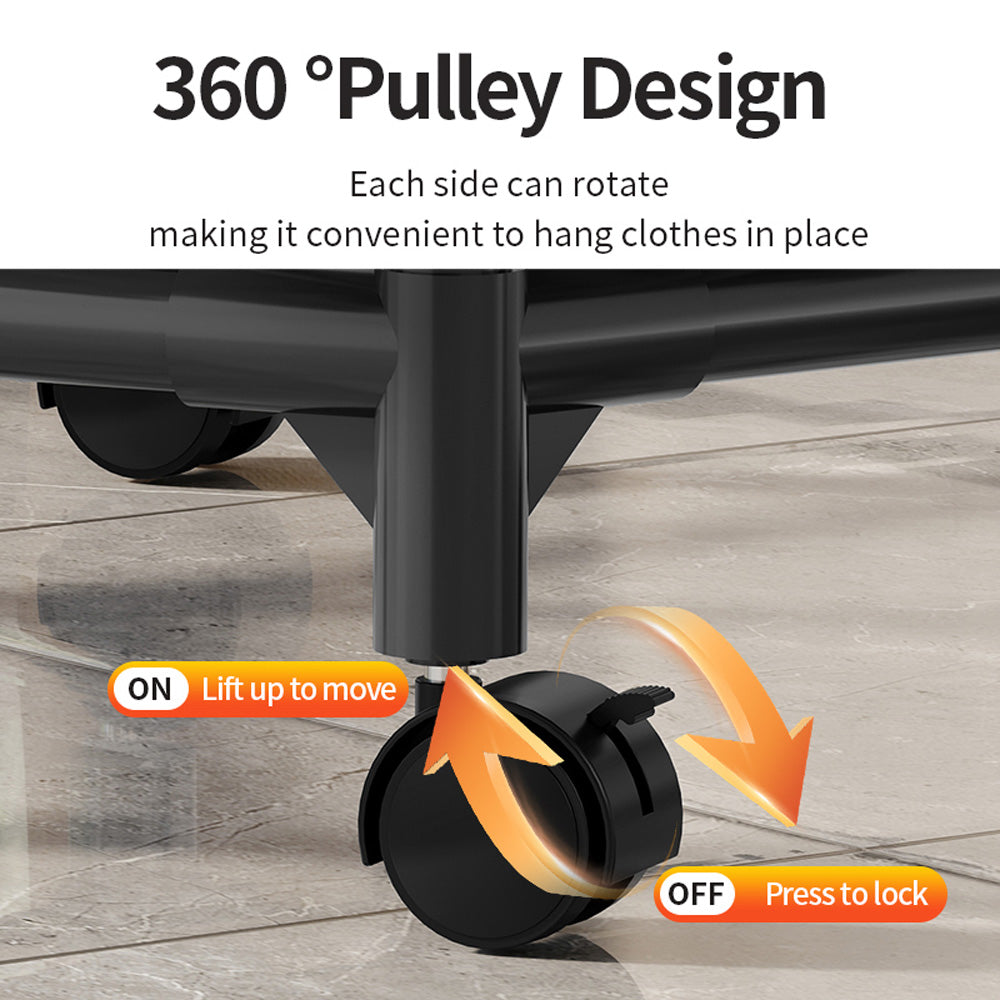 حامل ملابس دائري متحرك