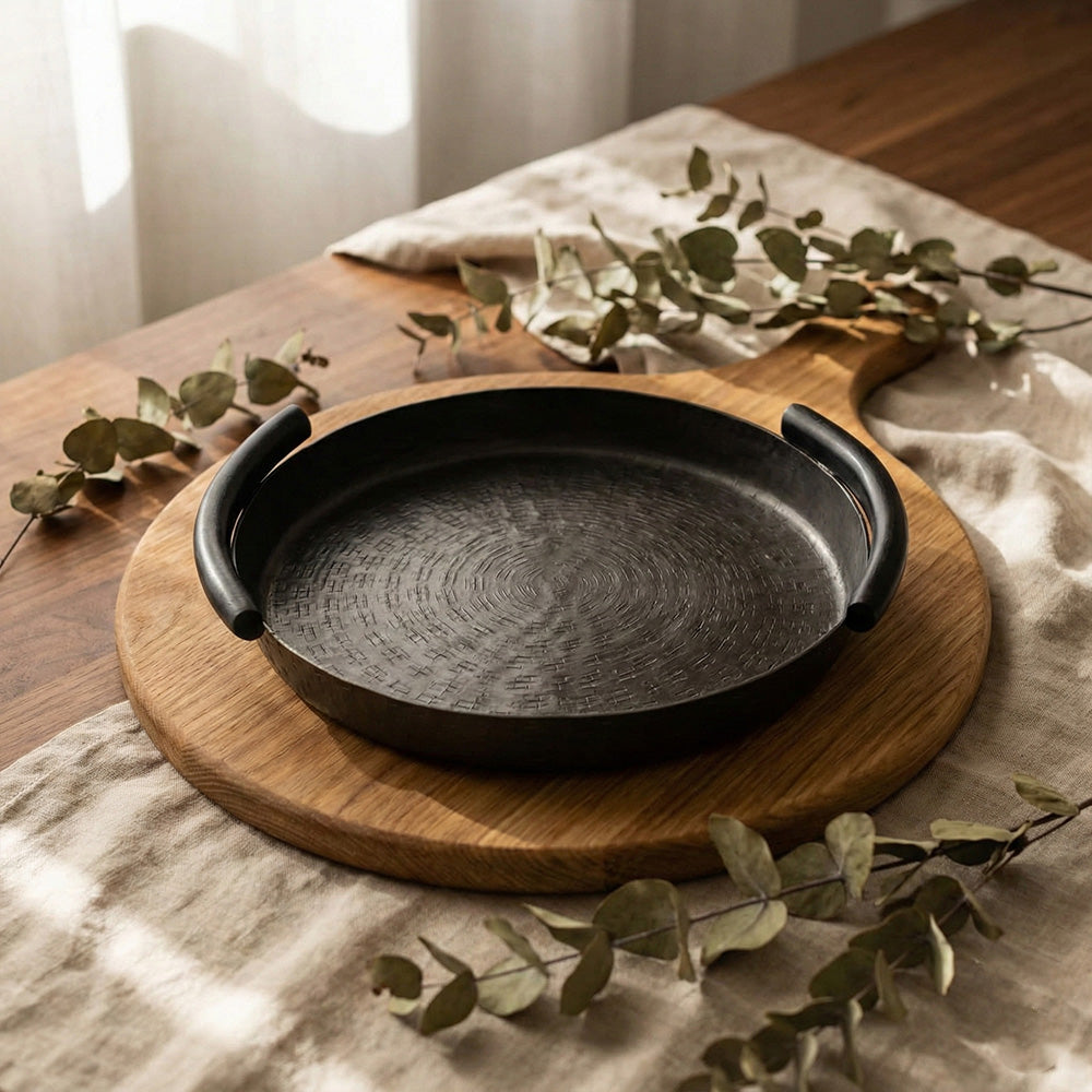 صينية تقديم دائرية صغير