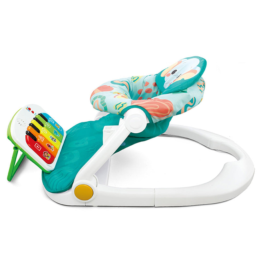 مقعد أطفال قابل للطي مع مركز أنشطة البيانو