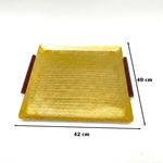 صينية تقديم كبيرة مربعة