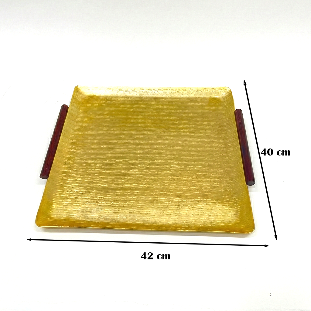 صينية تقديم كبيرة مربعة