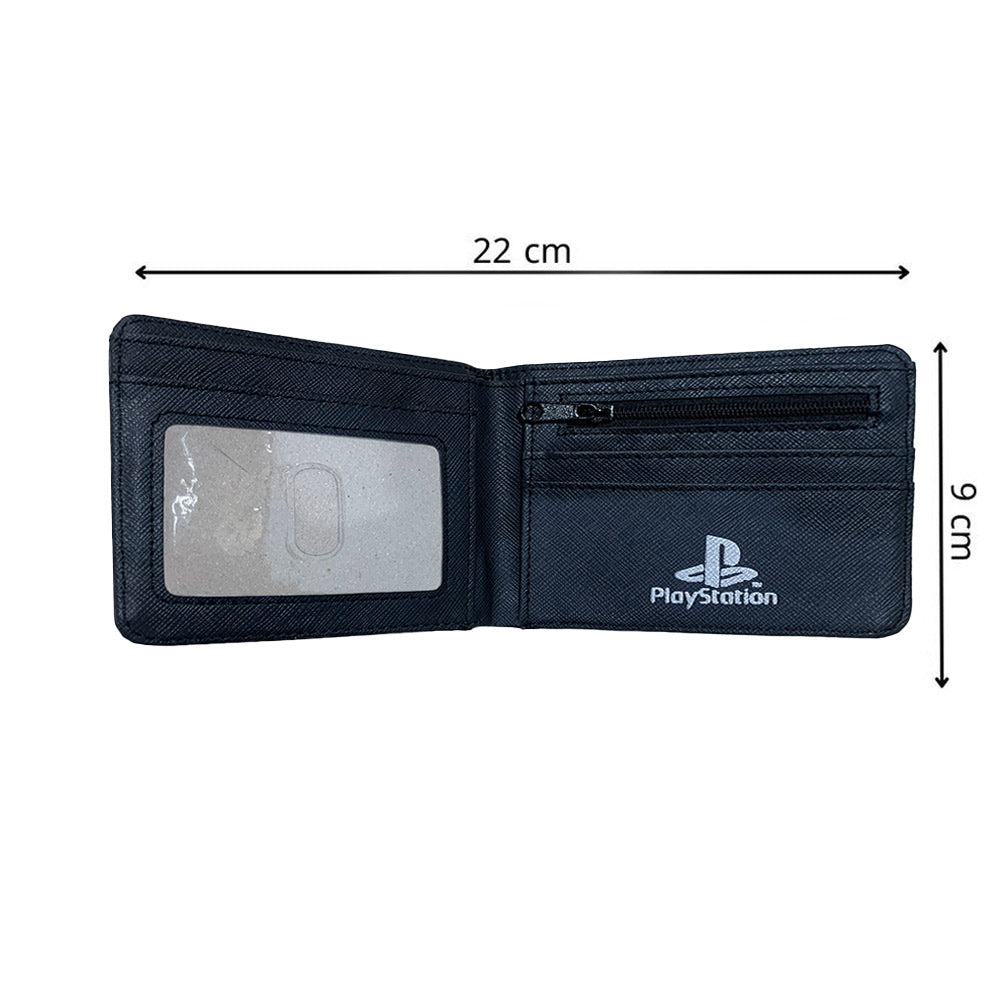 محفظة جلد PU مطبوعة بشعار بلاي ستيشن 4