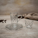 طقم استكانة وفنجان 18قطعة