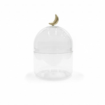 غرشة زجاجية بغطاء هلال