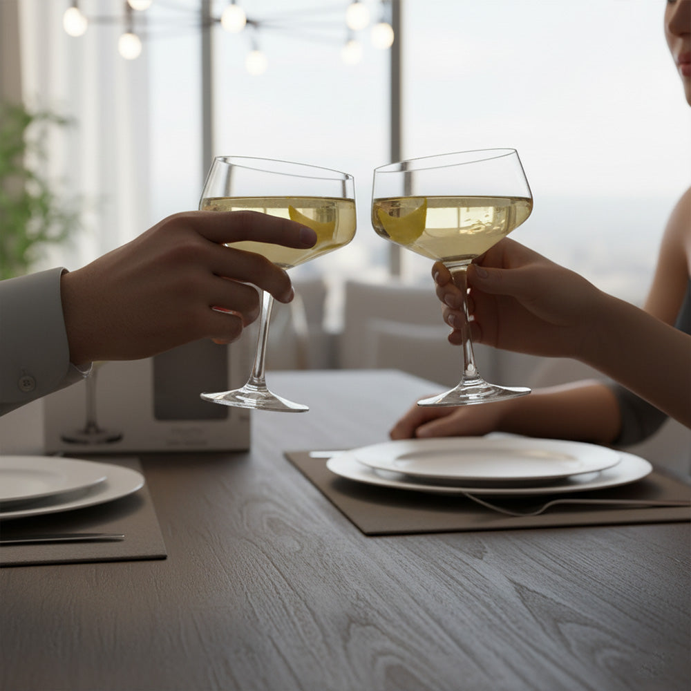 طقم أكواب قطعتين  ١٢.٥ سم