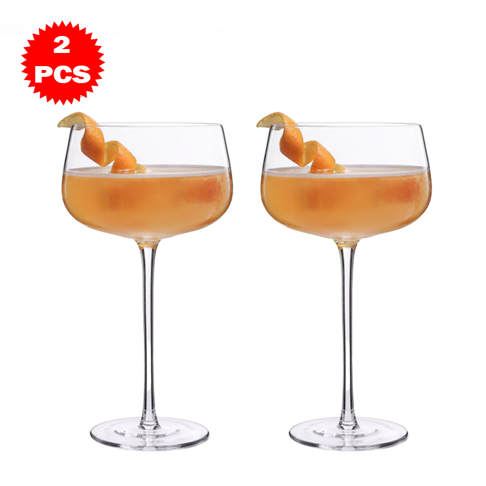 طقم كؤوس زجاجية فاخرة – 2 قطعة