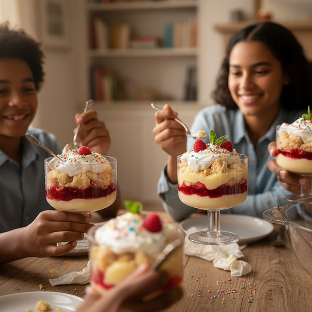 أوعية حلوى زجاجية صغيرة، 4 قطع