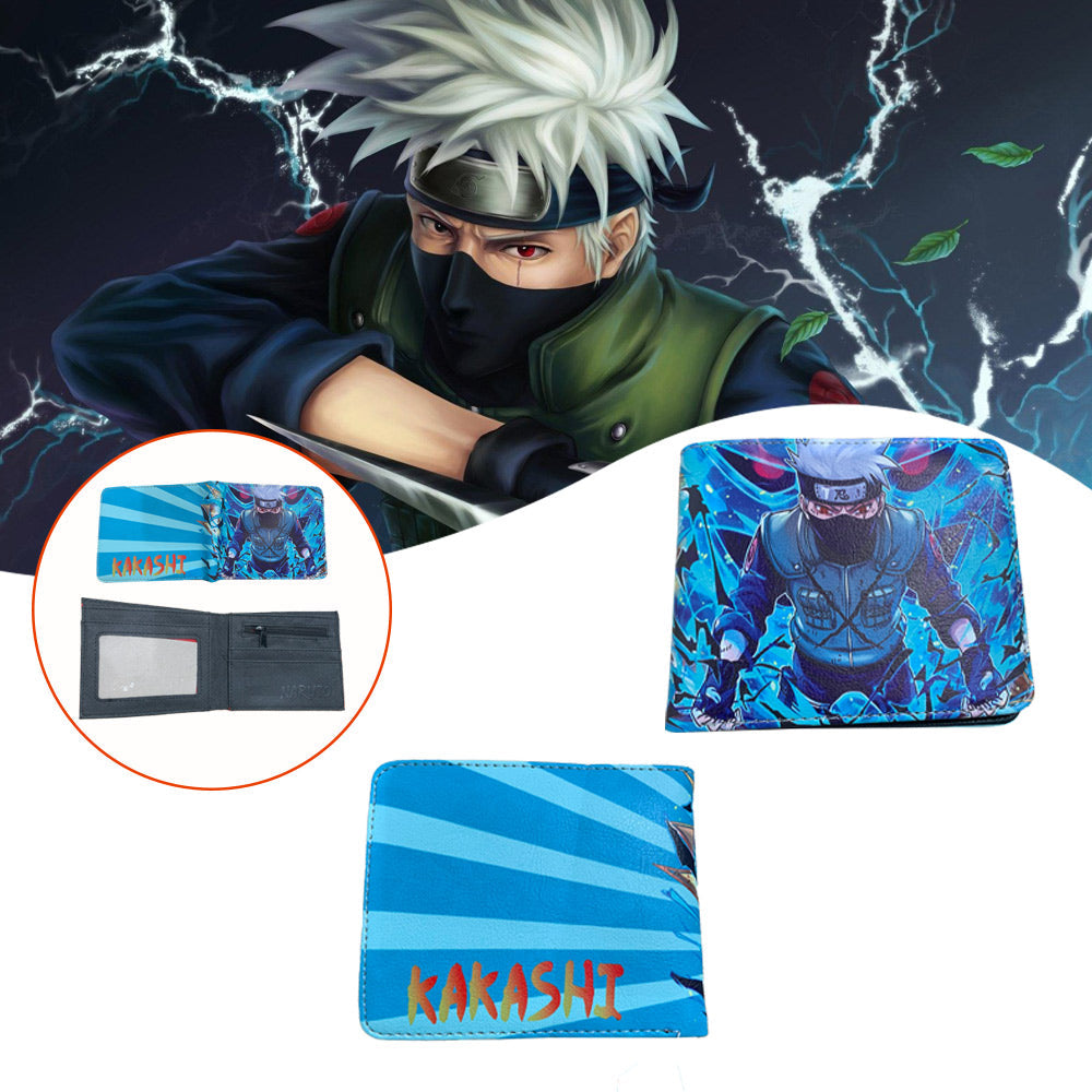 محفظة جلد PU بطبعة Kakashi X Susanoo33
